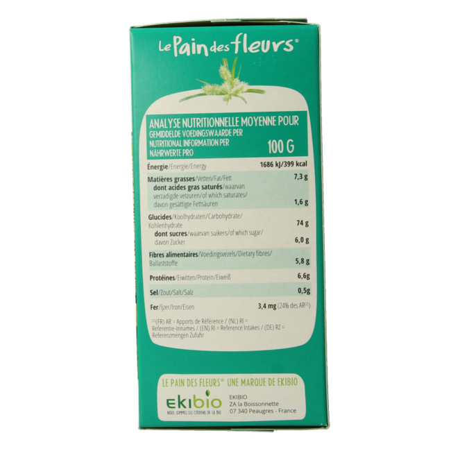Crujientes crackers bio con chufa bio 150 Gramos