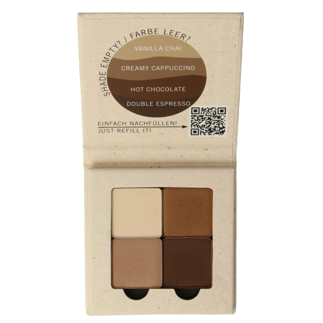 Natural Eyeshadow Quatro Coffee 1 Stück