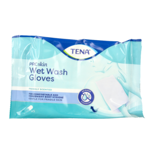 Tena Tena Feuchter Waschhandschuh Freshly, 5 Stück