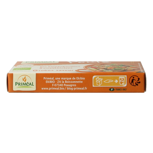 Pastillas de caldo de pollo 10 gramos bio 8 unidades