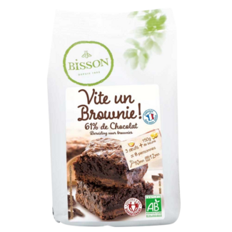 Bisson Préparation bio pour brownies Bisson 350 g