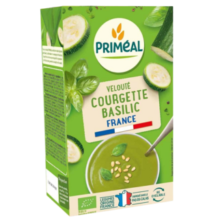 Primeal Primeal Veloute sopa cremosa de calabacín y albahaca bio 1 Litro