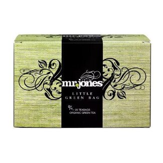 Mr. Jones Mr. Jones Little green bag groene thee bio 20 Zakjes