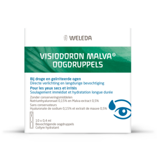 Weleda Visiodoron Malva Eye Drops 0.4 ml 10 Ampoules
