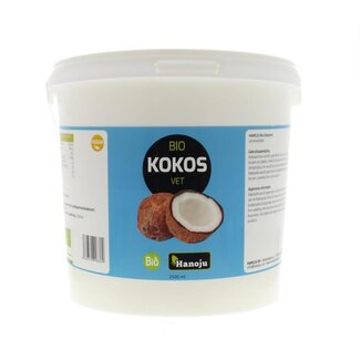 Hanoju Hanoju Kokosolie geurloos bio 2500 Milliliter