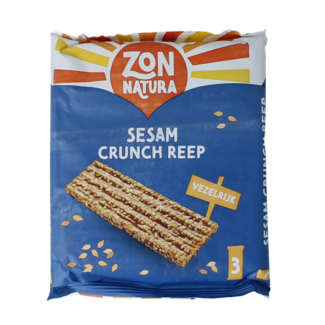 Zonnatura Baton sezamowy chrupki 50 gram 3 sztuki