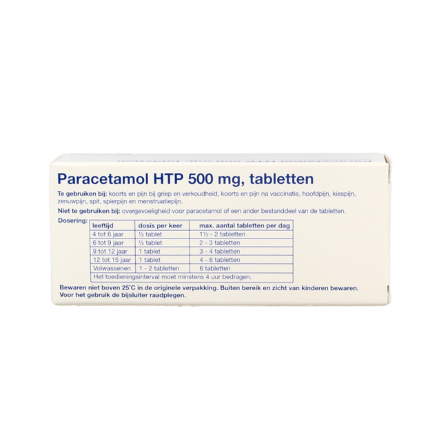 Paracetamol 500mg 50 Comprimidos