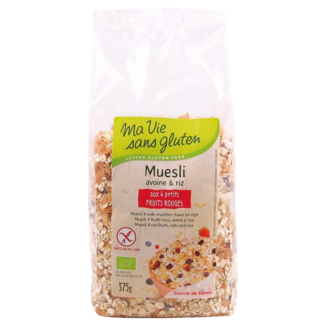 Ma Vie Sans Ma Vie Sans Muesli avena/riso 4 frutti rossi senza glutine bio 375 Grammi