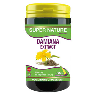 SNP SNP Extracto de Damiana 2500mg puro 60 Cápsulas vegetarianas