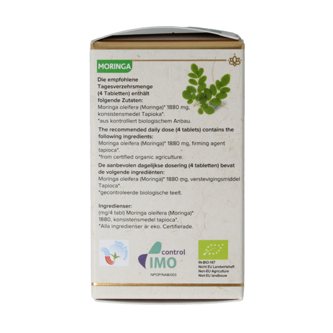 Moringa biologica 60 Compresse