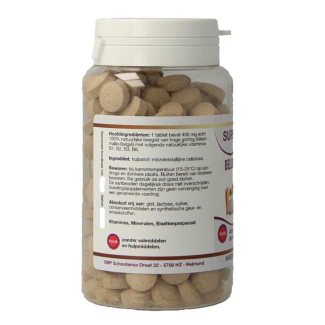 Lievito di birra belga SNP 400 mg puro 250 Compresse