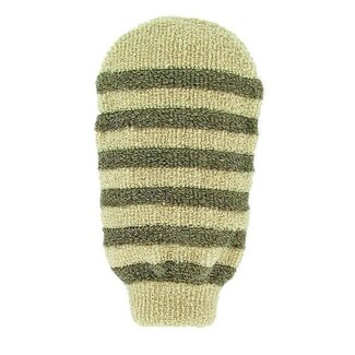 Forsters Forsters massage glove striped linen/cotton 1 piece