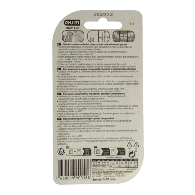 GUM Trav-ler Interdentalbürste 1,1 mm (grün) 6 Stück