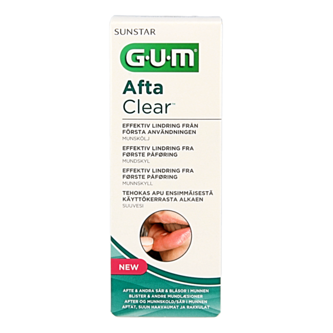 GUM Aftaclear colutorio 120 mililitros