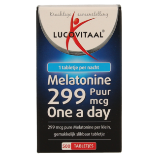 Lucovitaal Lucovitaal Melatonine puur 0.299mg 500 Tabletten