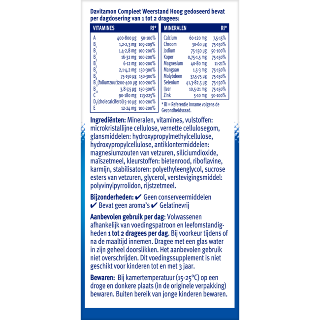 Difese immunitarie complete ad alto dosaggio 150 Dragees