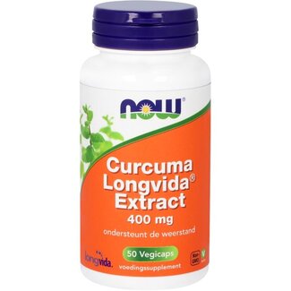 NOW NOW Curcuma longvida extract 50 cápsulas vegetales