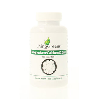 Livinggreens Livinggreens Magnez Wapń Cynk 180 Tabletek