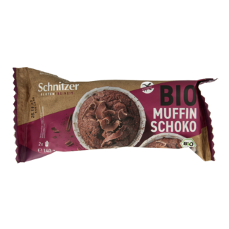 Schnitzer Schnitzer Muffin chocolate glutenvrij bio 140 Gram