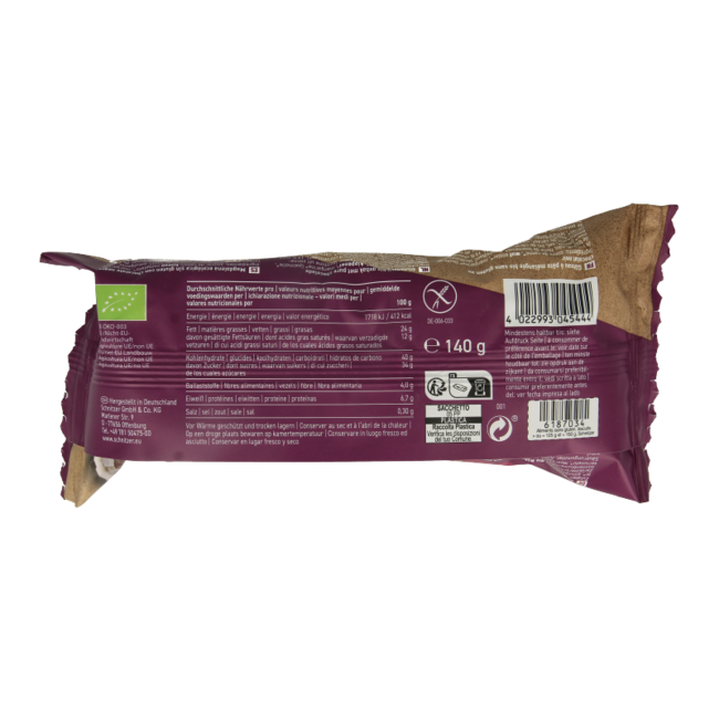 Schnitzer Muffin Schokolade glutenfrei Bio 140 Gramm