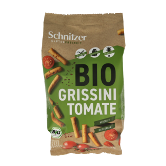 Schnitzer Schnitzer Grissini Tomate glutenfrei Bio 100 Gramm