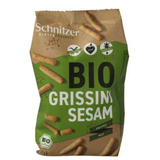 Schnitzer Schnitzer Grissini sésamo sin gluten bio 100 Gramos
