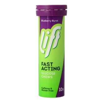 Lift Blueberry burst glucose 10 comprimidos