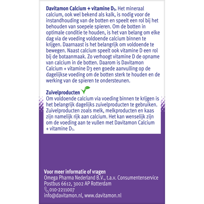 Davitamon Calcium & D3 Mint 60 Chewable Tablets