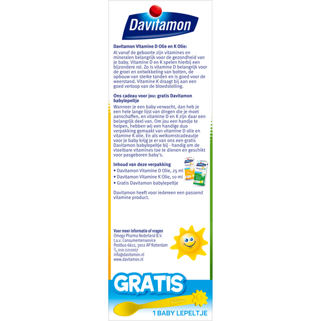 Baby Vitamin D & K 25 µg 35 Milliliter