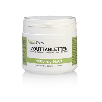 PhytoTreat PhytoTreat Zouttabletten 1000mg NACL 250 Tabletten