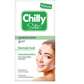 Chilly Silx Strisce depilatorie Chilly Silx viso pelle normale 20 Pezzi
