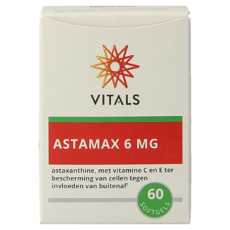Vitals Astamax 6 mg 60 cápsulas blandas
