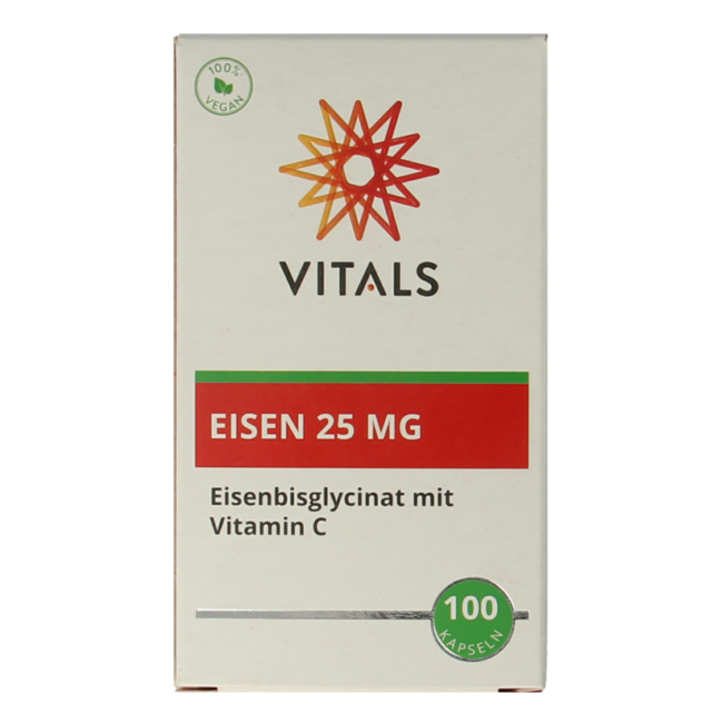 Ferro 25mg con Vitamina C 100 Capsule