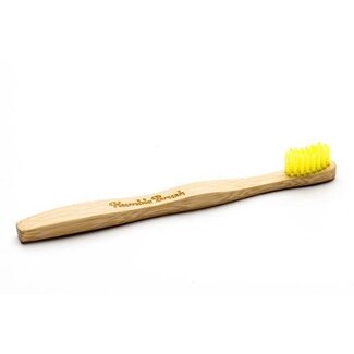 The Humble Co Bamboo toothbrush kids yellow brush soft 1 Piece