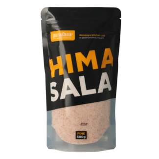 Purasana Himasala keukenzout fijn navul 500 Gram
