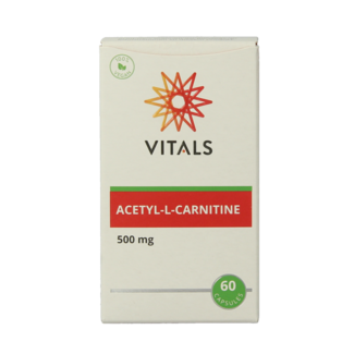 Vitals Vitals Acetyl-L-Carnitine 500mg 60 cápsulas vegetales