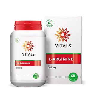 Vitals Vitals L-Arginina 500mg 60 Cápsulas