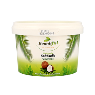 Bountiful Aceite de coco bio sin olor 500 ml