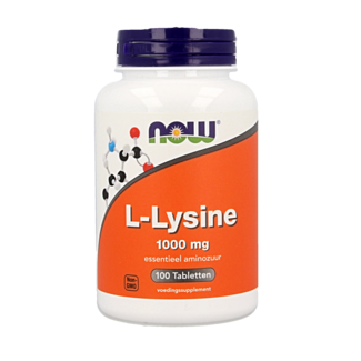 NOW L-Lysine 1000 mg 100 comprimés