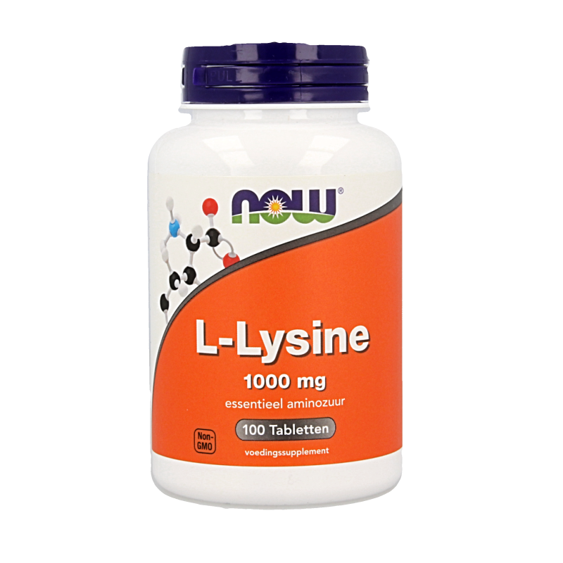 NOW L-Lisina 1000mg - Supporto Immunitario e Benessere