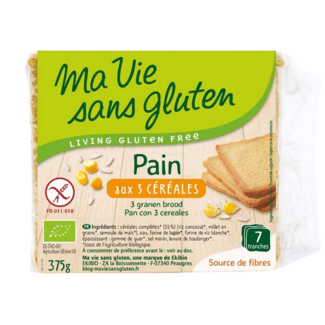 Ma Vie Sans Ma Vie Sans Pan 3 cereales sin gluten bio 375 gramos