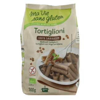 Ma Vie Sans Tortiglioni Pasta aus Buchweizen, glutenfrei, Bio, 500 Gramm