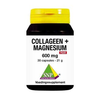SNP SNP Kolagen magnez 600mg czysty 30 Kapsułek