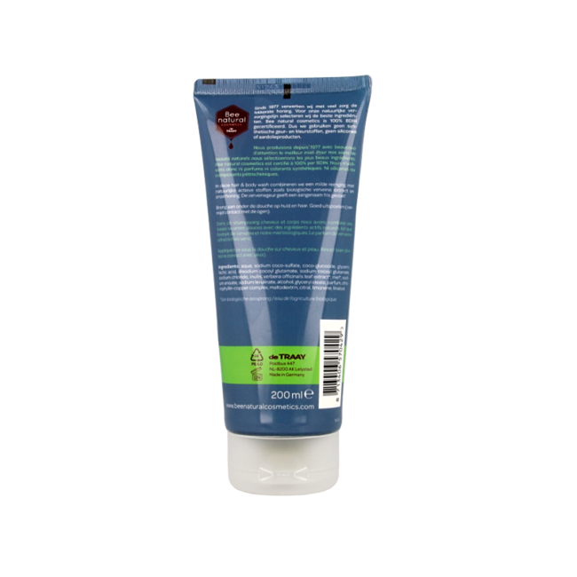 Traay Bee Honest Hair & body wash men verbena 200 Millilitres