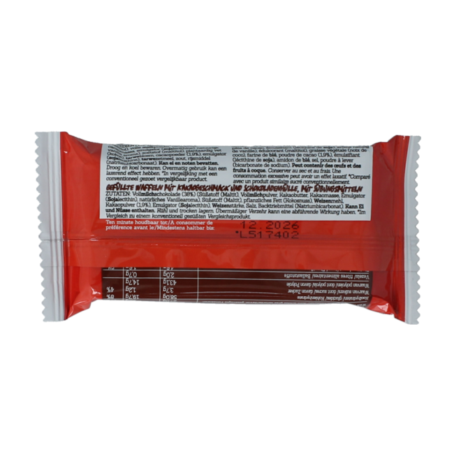 Mill choc chocolate bar 34 Gram