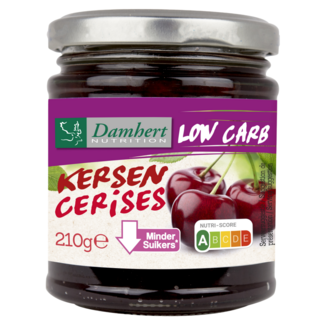 Damhert Damhert Kirschkonfitüre Low Carb 210 Gramm