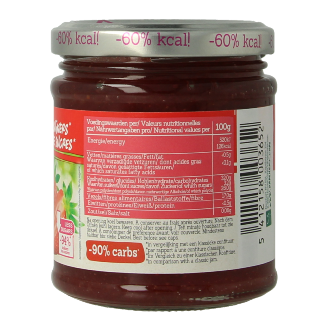 Damhert Low Carb Strawberry Jam 210g