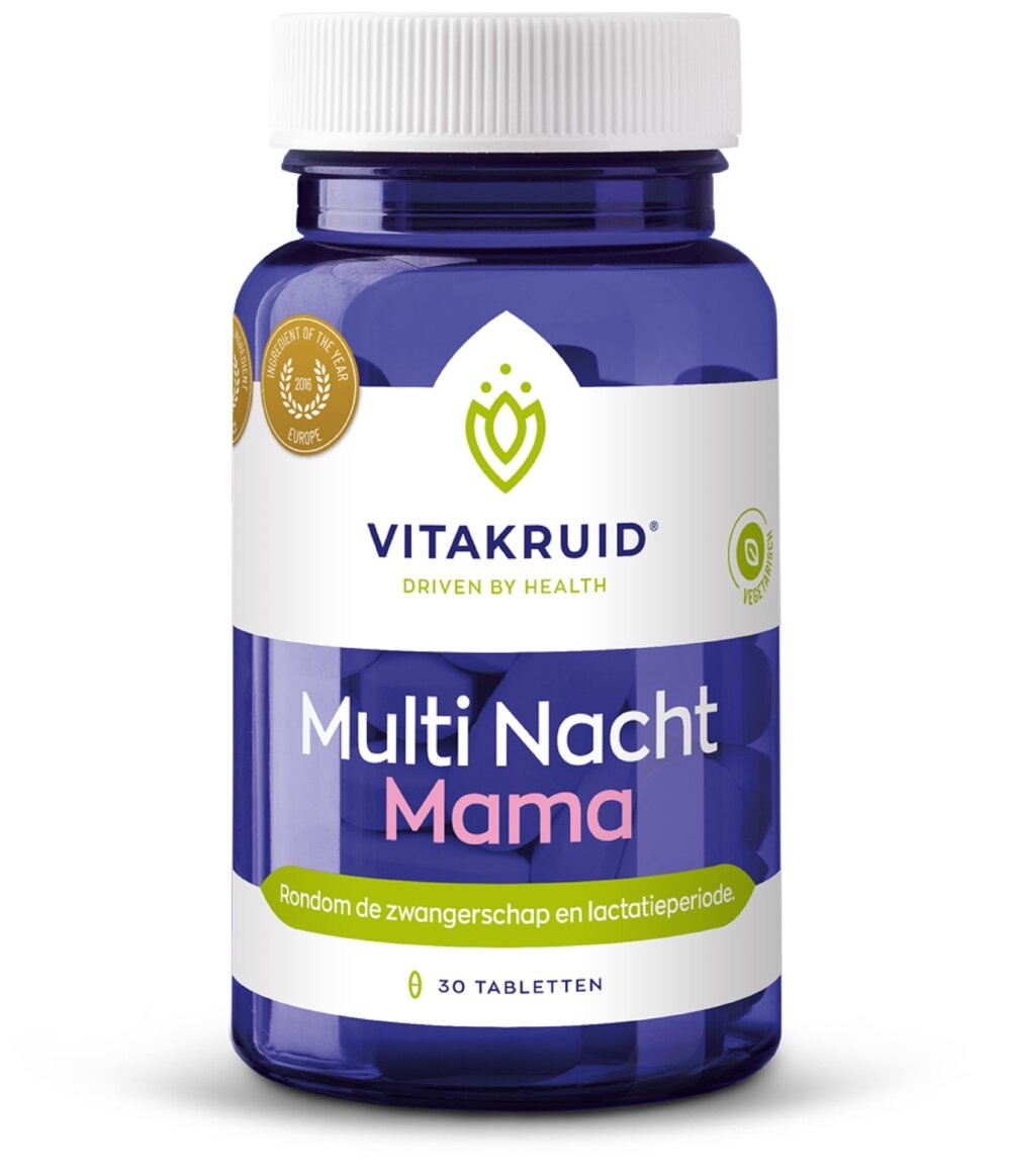 Vitakruid Multi Notte Mamma 100% Vegan | Supporto Prenatale