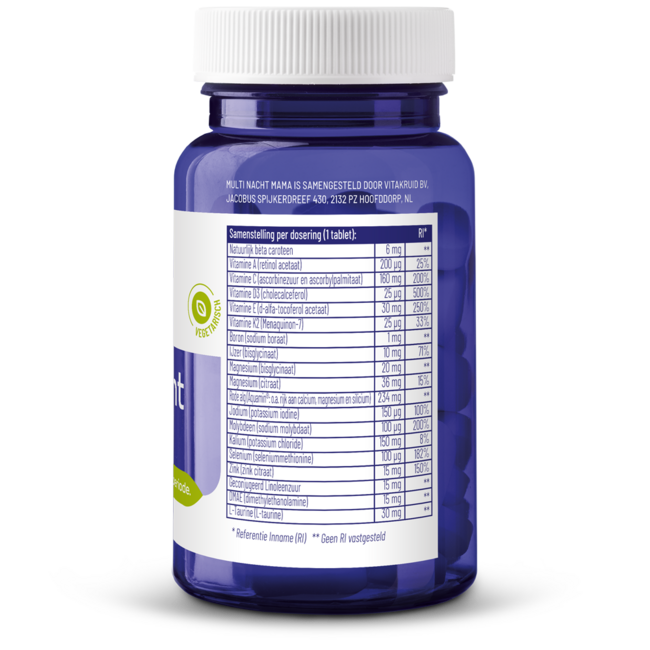 Multi Nacht Mama 100% Vegan 30 Tabletten