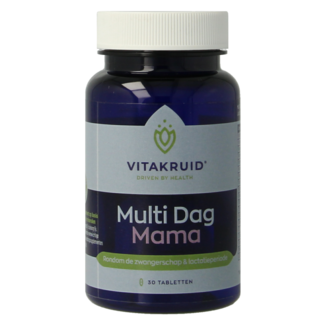 Vitakruid Multi Dag Mama 100% Vegan 30 Tabletten